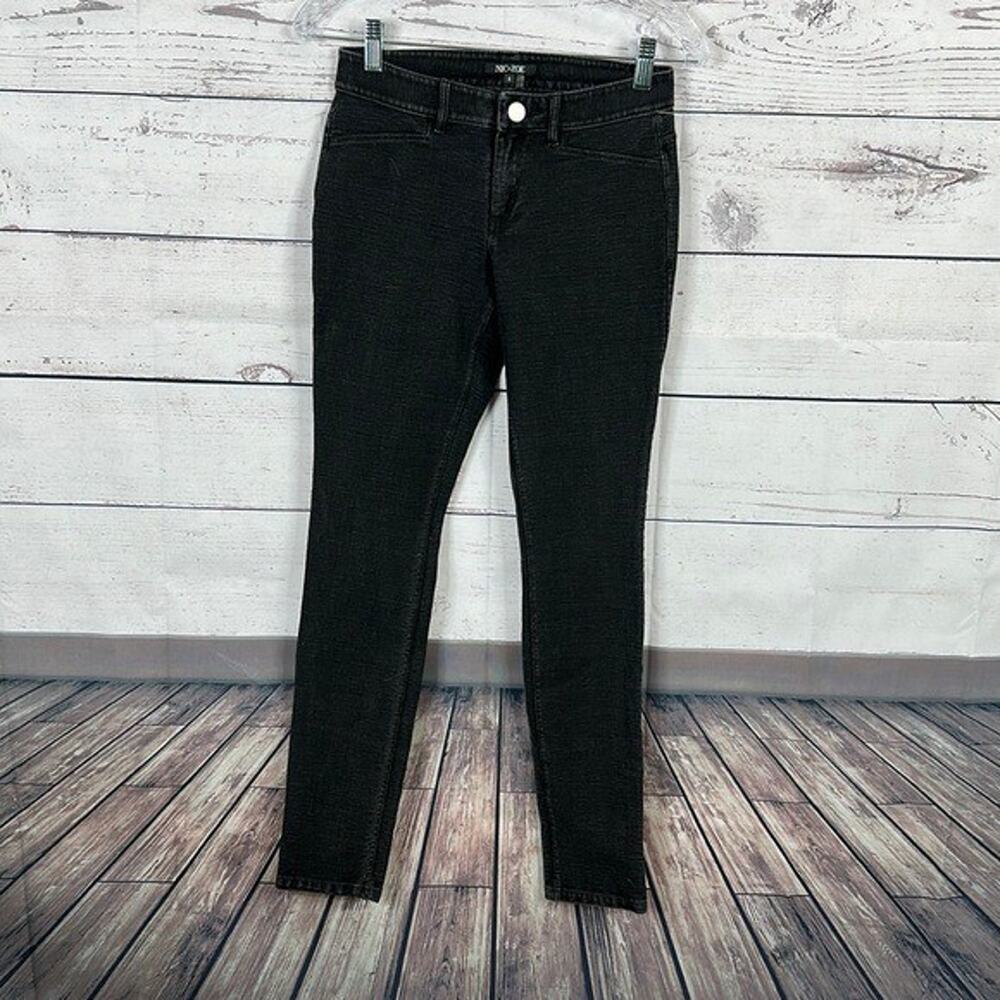 Nic Zoe Jeans Womens 0 Black Low Rise Jegging Minimalist Casual Low Rise Capsule